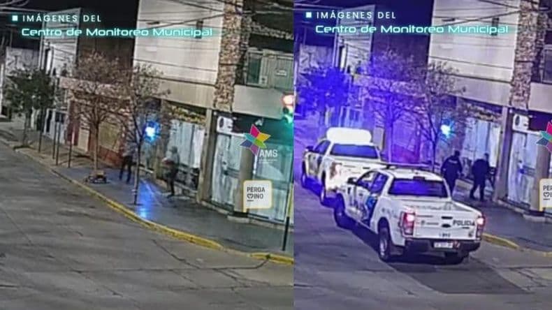 Aprehendieron a dos sujetos que entraron a robar en un local céntrico