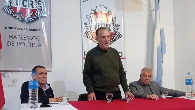 Freddy Storani, una visita para darle vigor al radicalismo local