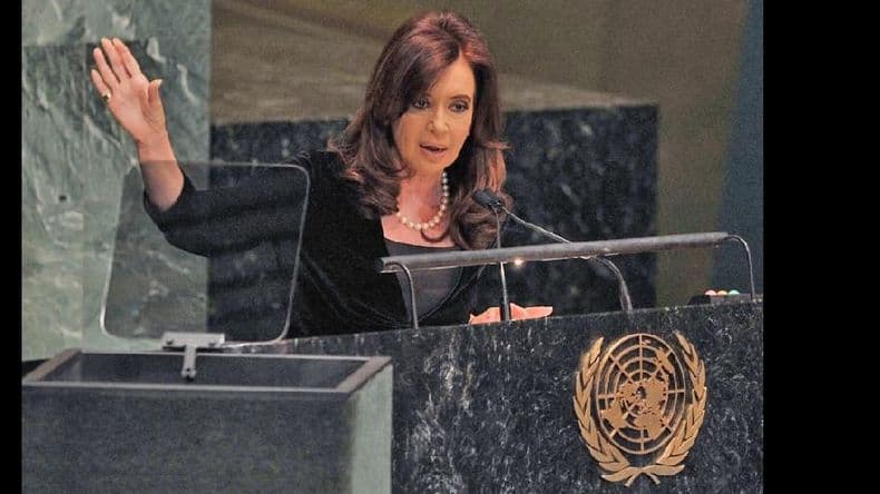Cristina Kirchner llegó a Nueva York para participar en la asamblea de la ONU