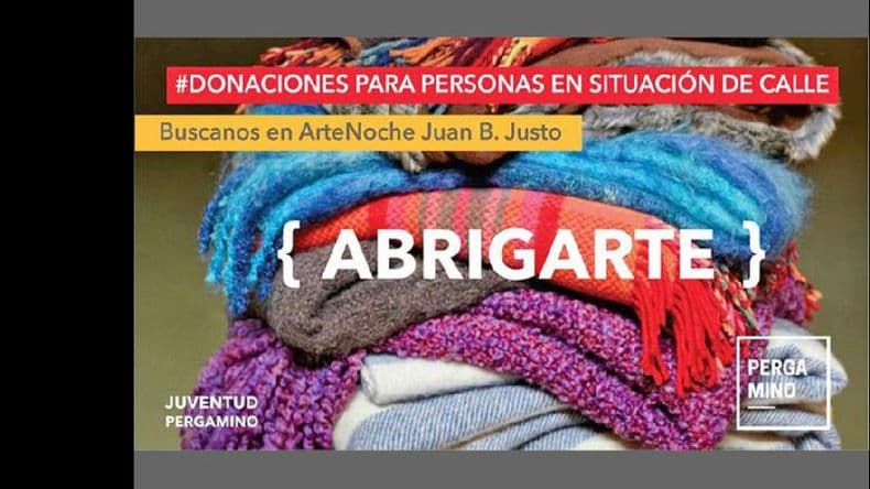 “Abrigarte”, una campaña solidaria pensada para ayudar a los necesitados