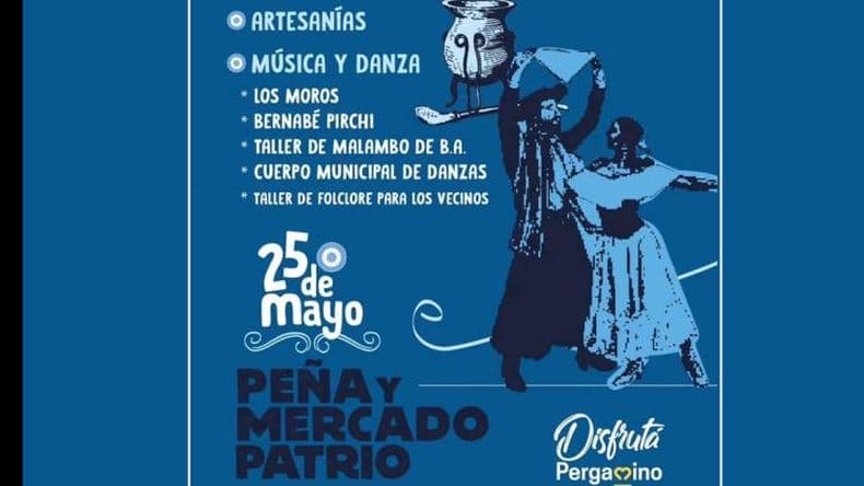 El 25 de mayo habrá un Mercado Patrio en el Parque Belgrano