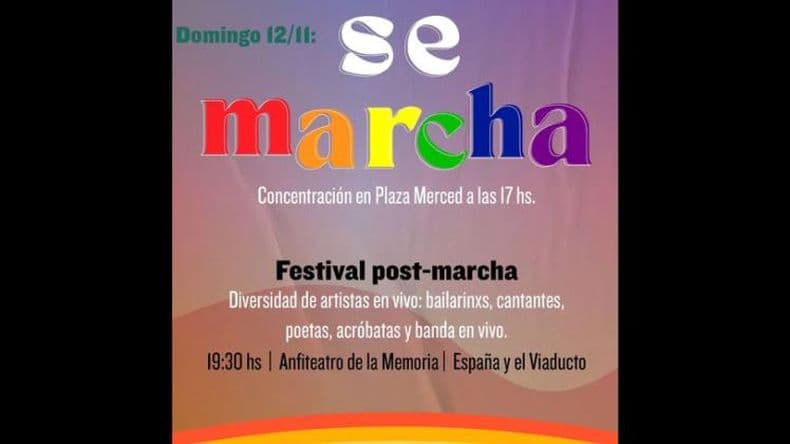 Todo listo para la realización de la Marcha del Orgullo en Pergamino