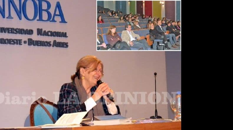 Graciela Frigerio disertó en la sede local de la Unnoba