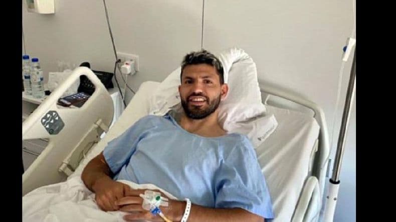 Agüero fue operado con éxito: "Todo salió bien y pronto comenzaré con la recuperación"