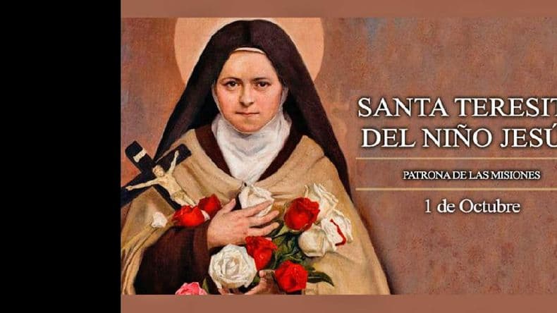 Se desarrolla el triduo en honor a Santa Teresa del Niño Jesús