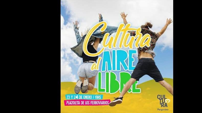 “Cultura al aire libre” en la Plazoleta de los Ferroviarios