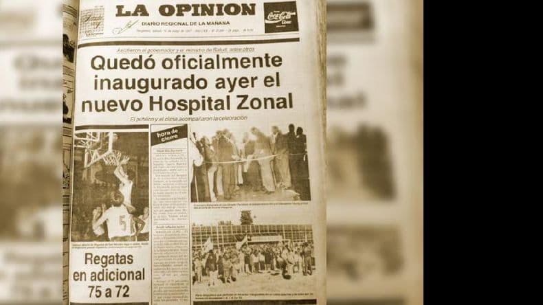 Cuando se inauguraba el nuevo edificio del Hospital San José