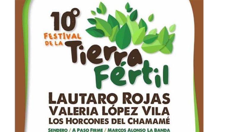 Este sábado se realizará el 10º Festival de la Tierra Fértil en Urquiza