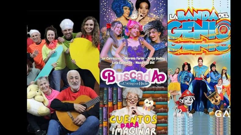 Cuatro espectáculos infantiles estrenan este lunes