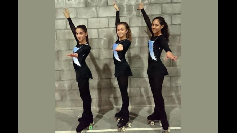Patinadoras de Argentino se clasificaron al Nacional