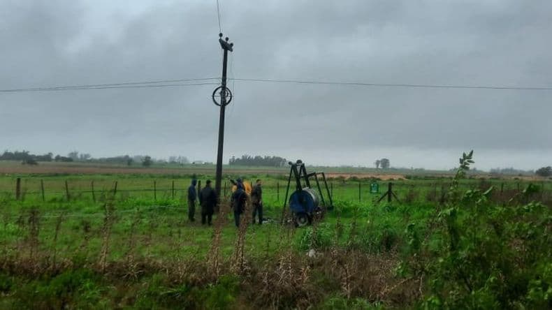 Robaron casi un kilómetro de cables y dejaron a un barrio sin luz desde la madrugada