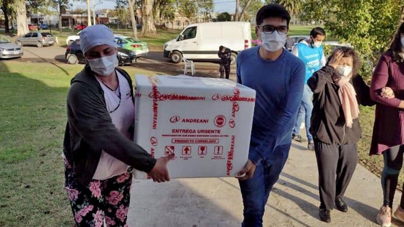 Vacunación contra Covid-19: llegaron a Pergamino 2400 nuevas dosis