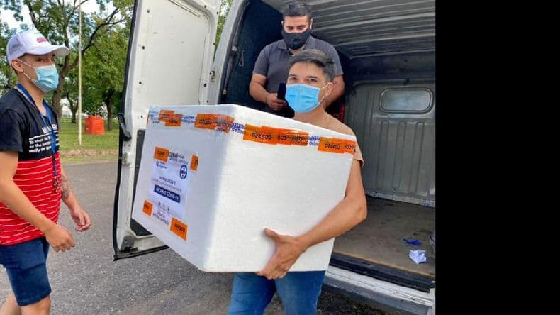 Vacunación contra el coronavirus: llegaron 1.200 dosis a Pergamino