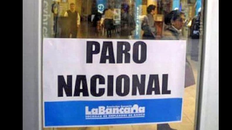 Los bancarios anunciaron un paro de actividades para mañana y jueves