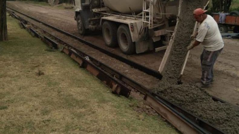 Llevan a cabo obras de cordón cuneta en Rancagua