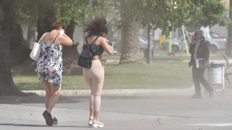 Pergamino en alerta amarilla por vientos y a la espera de la lluvia
