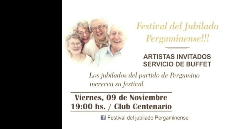 Hoy será el primer festival por el Día del Jubilado Pergaminense