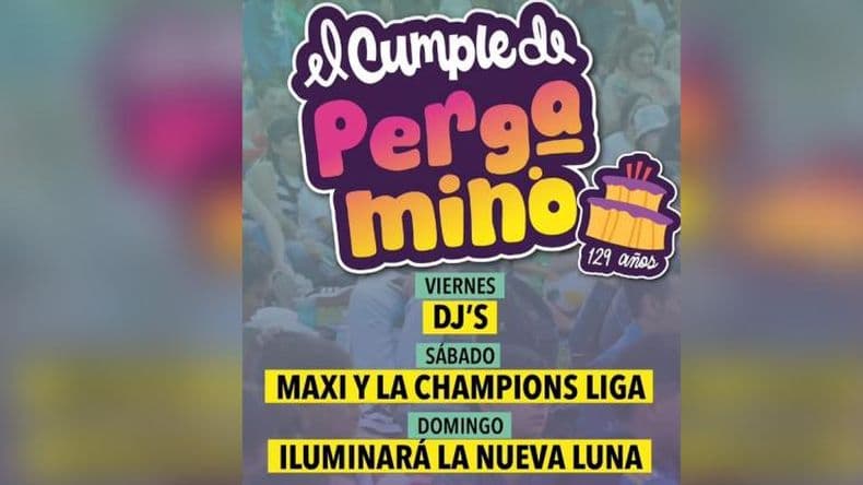 Tres días de fiesta por el Cumple de Pergamino
