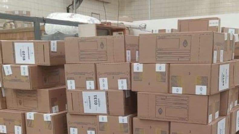 Llegaron las urnas y el material eleccionario para capacitación de las autoridades de mesa