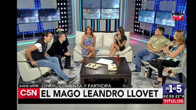 Llovet, otra vez en “#De1a5”