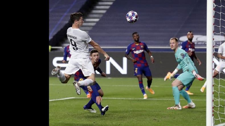 Bayern Münich goleó al Barcelona de Messi 8 a 2 y lo sacó de la Champions