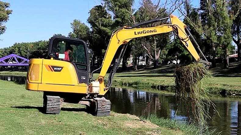 Arroyo Pergamino: Servicios Públicos de Pergamino lleva adelante mantenimiento y limpieza