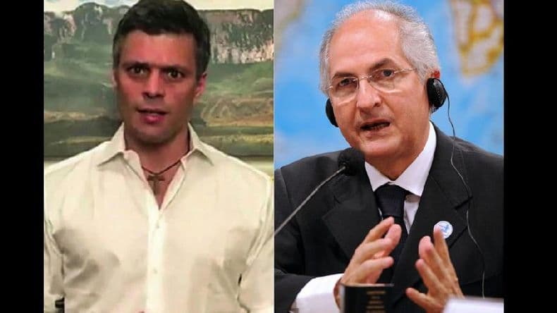 Los opositores venezolanos López y Ledezma fueron encarcelados nuevamente