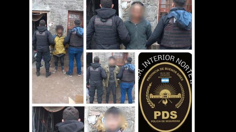 En un mega operativo policial detuvieron a ocho personas acusadas de robo en Pergamino