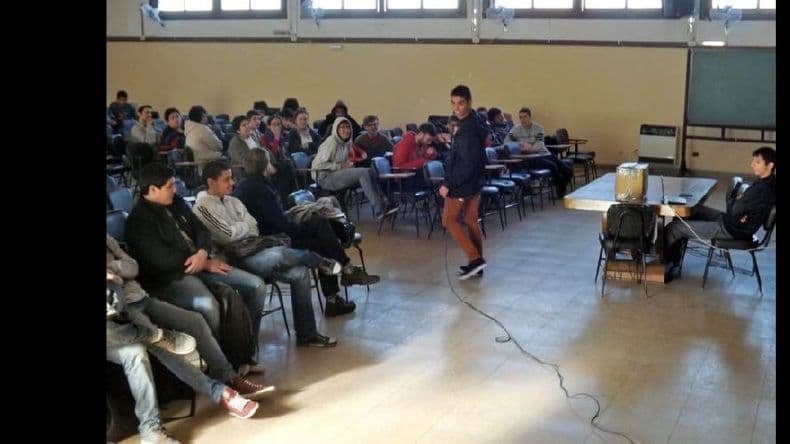 En el Centro de Estudiantes del exIndustrial brindaron una charla sobre el “Voto Joven”