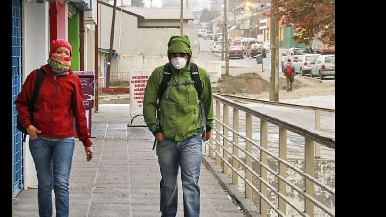 Enviaron 120 mil barbijos a la zona afectada por las cenizas del Calbuco