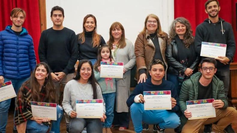 Este martes se entregaron las Becas Artísticas 2023