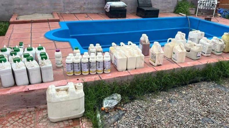 Secuestraron agroquímicos valuados en miles de dólares y más de 300 kilos de carne de faena ilegal
