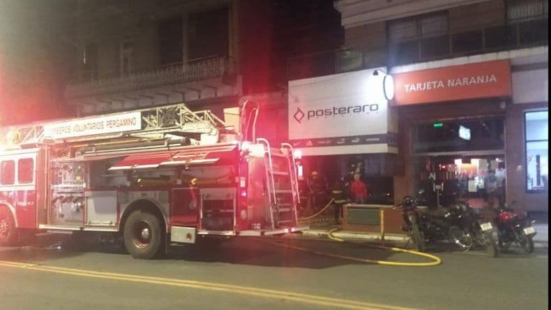 Un incendio pone el alerta máxima a la zona más céntrica de Pergamino