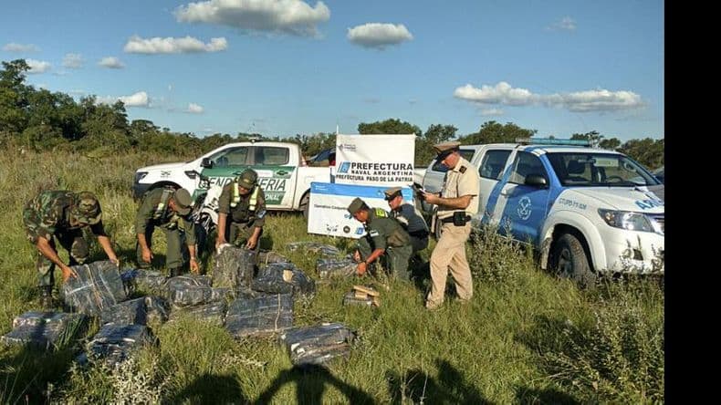 Secuestraron un cargamento de 700 kilos de marihuana