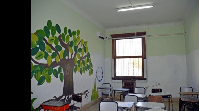 Instalaron caloventores en el edificio de las Escuelas Secundarias Nº 5 y Nº 6