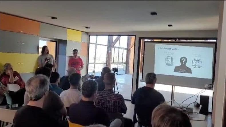 La Bitcoineta, que busca promocionar el uso del bitcoin, pasó por Pergamino