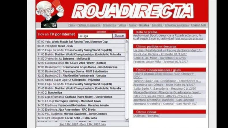 Los creadores de RojaDirecta enfrentarán un juicio