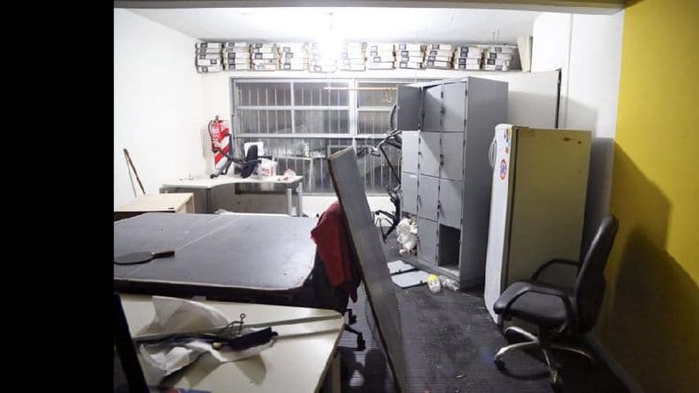 Una patota provocó destrozos en el diario Tiempo Argentino