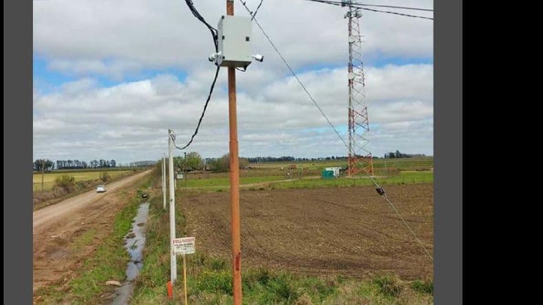 Instalaron cuatro cámaras de seguridad en sectores de Mariano H. Alfonzo