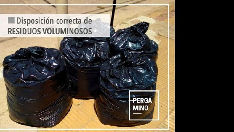Enterate cuándo pasan a recolectar los residuos voluminosos