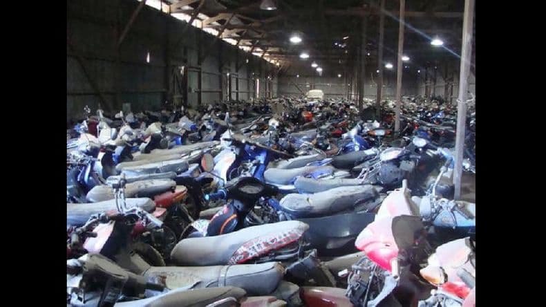 Más de 300 motos se secuestraron en lo que va del mes