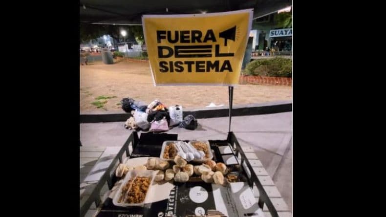 Estudiantes de Pergamino, haciendo solidaridad desde sus nuevos lugares