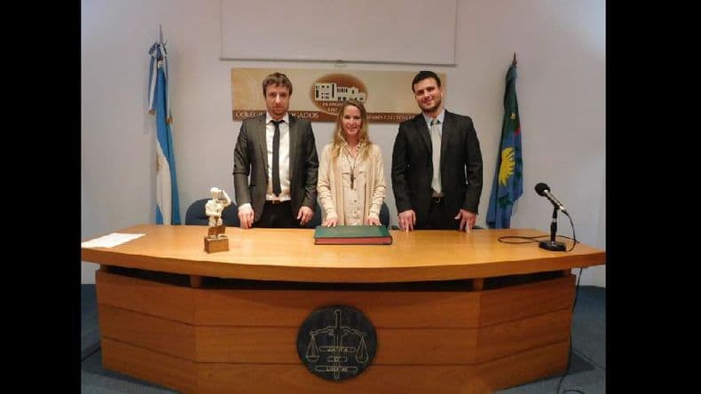 Jura de profesionales en el Colegio de Abogados