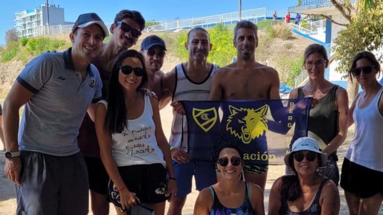 Aguas abiertas: nadadores pergaminenses compitieron en Ramallo