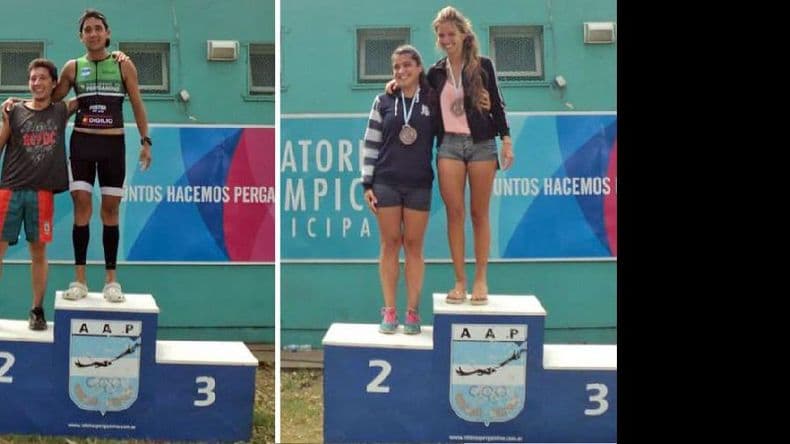 Digilio y Bernard ganaron el Acuatlón de Pergamino