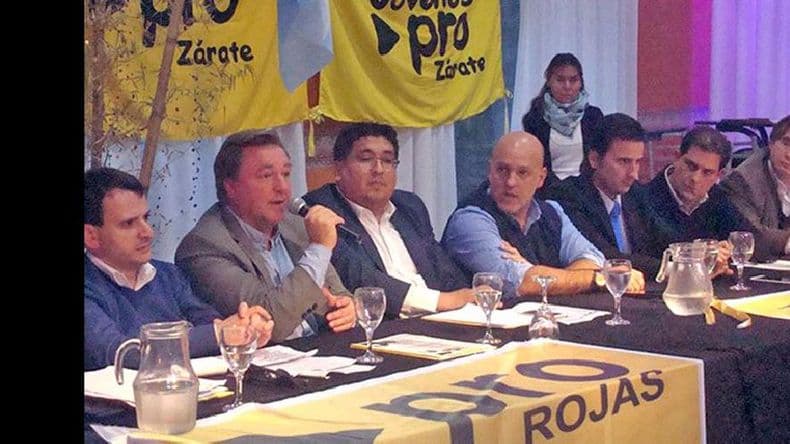 Ritondo con referentes distritales del PRO de la segunda sección electoral