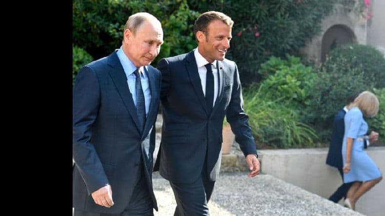 Macron y Putin ven avances en Ucrania pero divergen sobre Siria