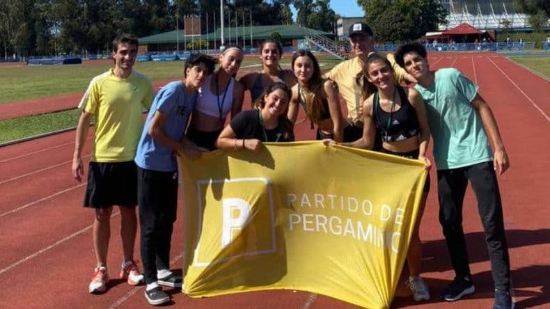 Pergamino pisó fuerte en el Campeonato Provincial U20 de atletismo en Mar del Plata
