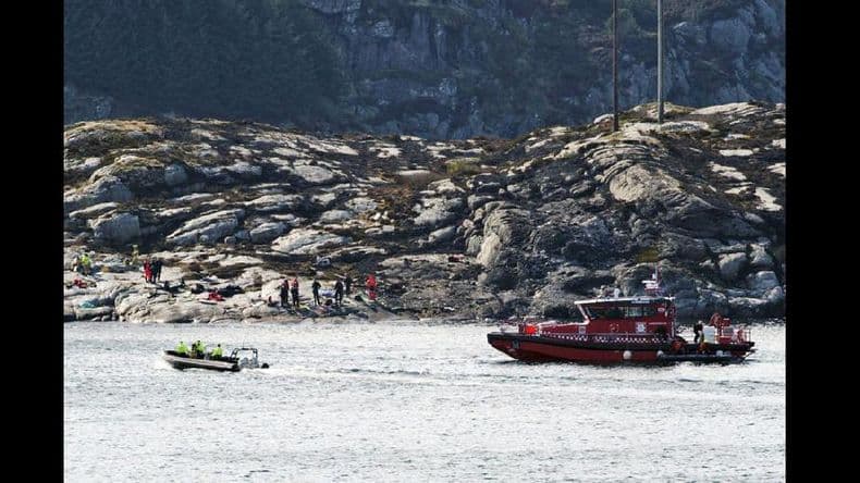 Los 13 ocupantes del helicóptero siniestrado en Noruega habrían muerto