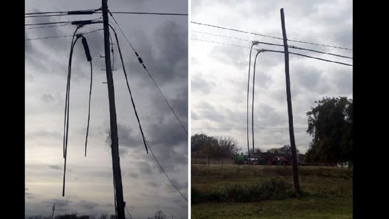 Nuevas denuncias por reiterados robos de cables en Pergamino